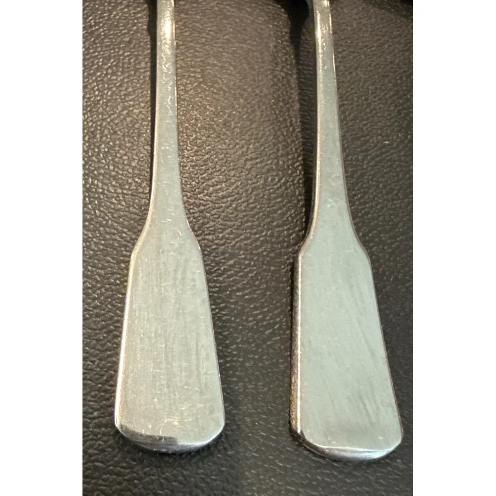Oneida Cube Sandhurst Serving Set Spoon Fork Ladle Stainless Steel Set Of 6 #1